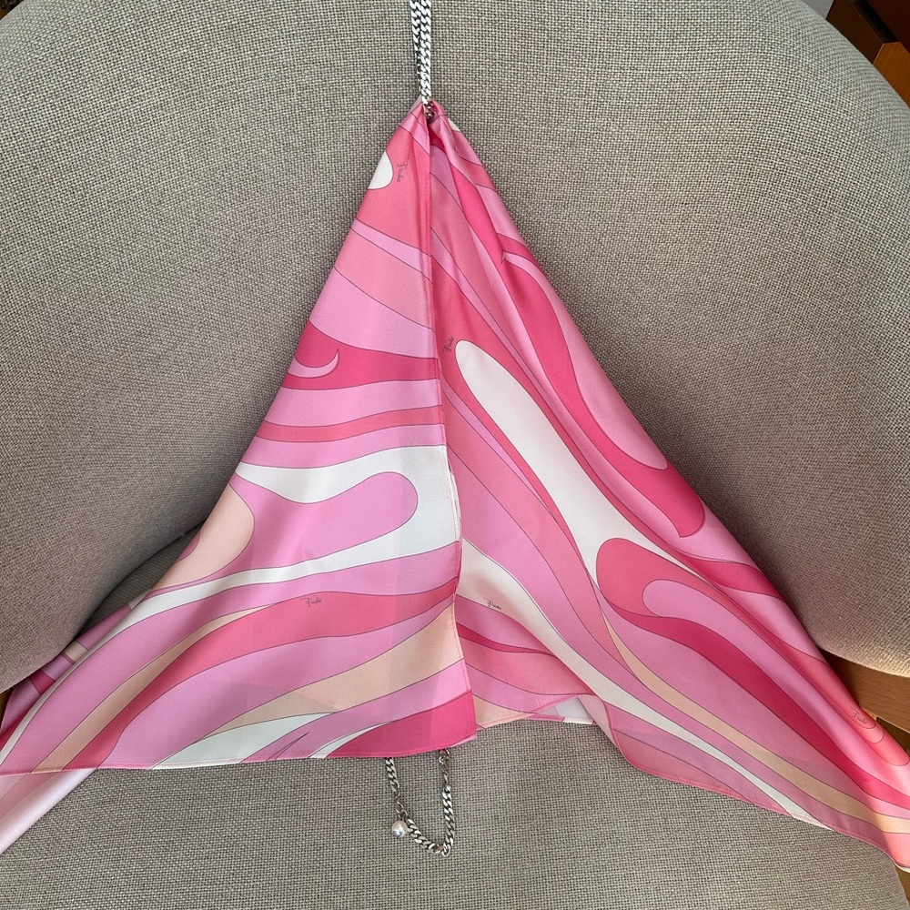 Pucci Marmo Iride top 100 % silk
